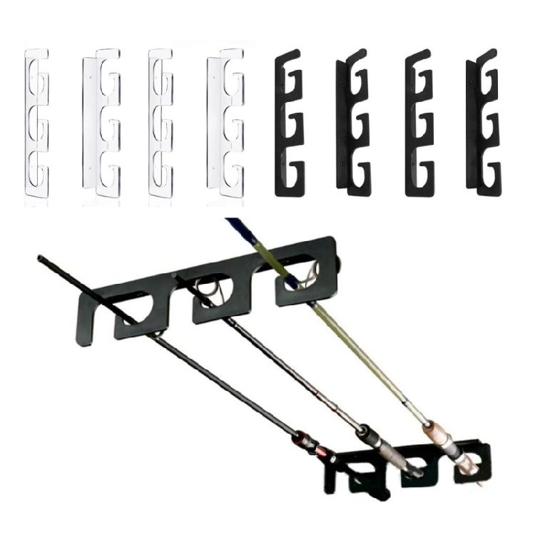 Space Saving Fishing Pole Storage Wall Ceiling Rod Rack Holds 6 Rods Rod Holder