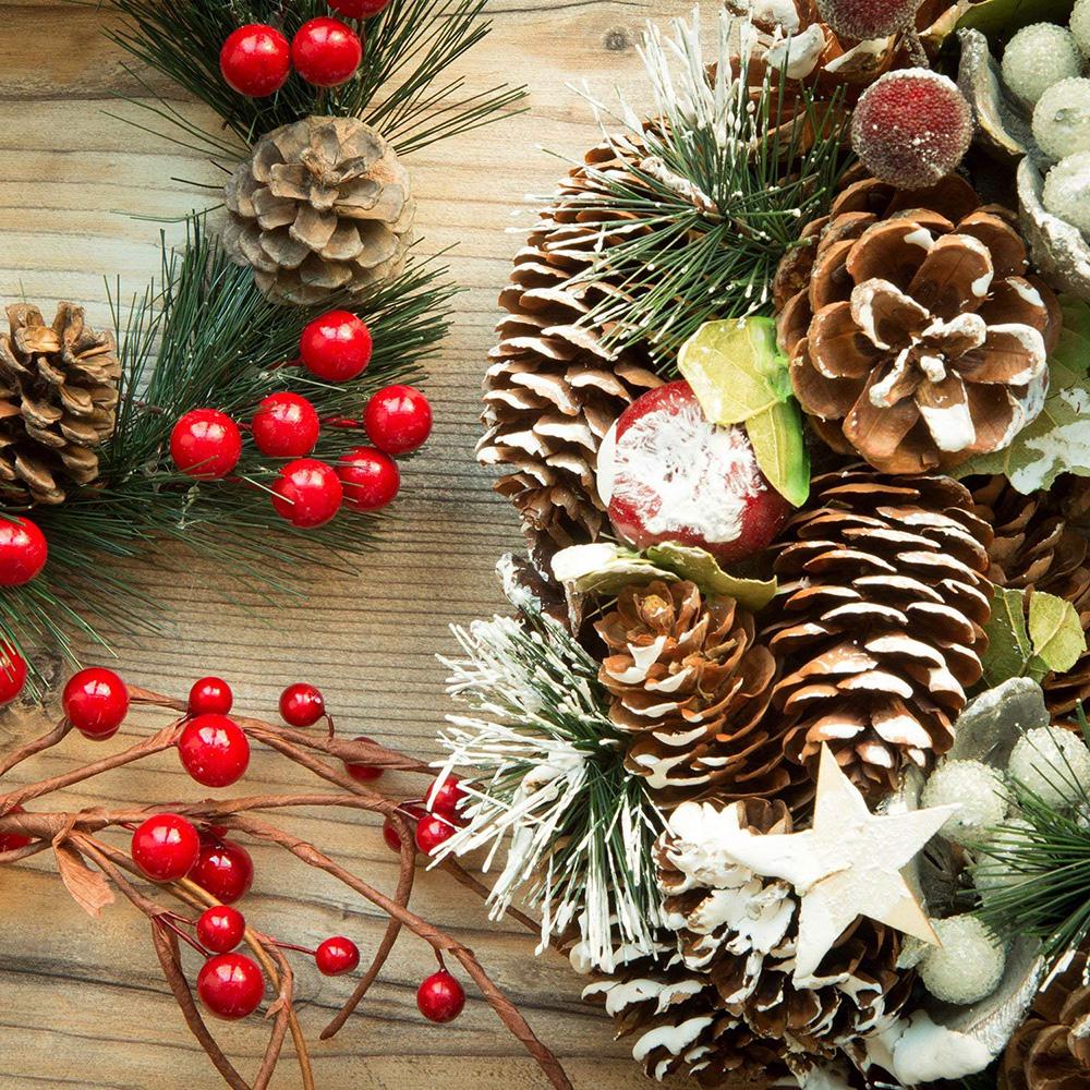 ZAYIUKI Lot De 6 Pendentifs En Acrylique Imitation Pomme De Pin à