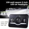4x6 Inch LED Headlights 45W 9?32V DC IP68 Waterproof White Red DRL High Low Beam Turn Signal Lamp