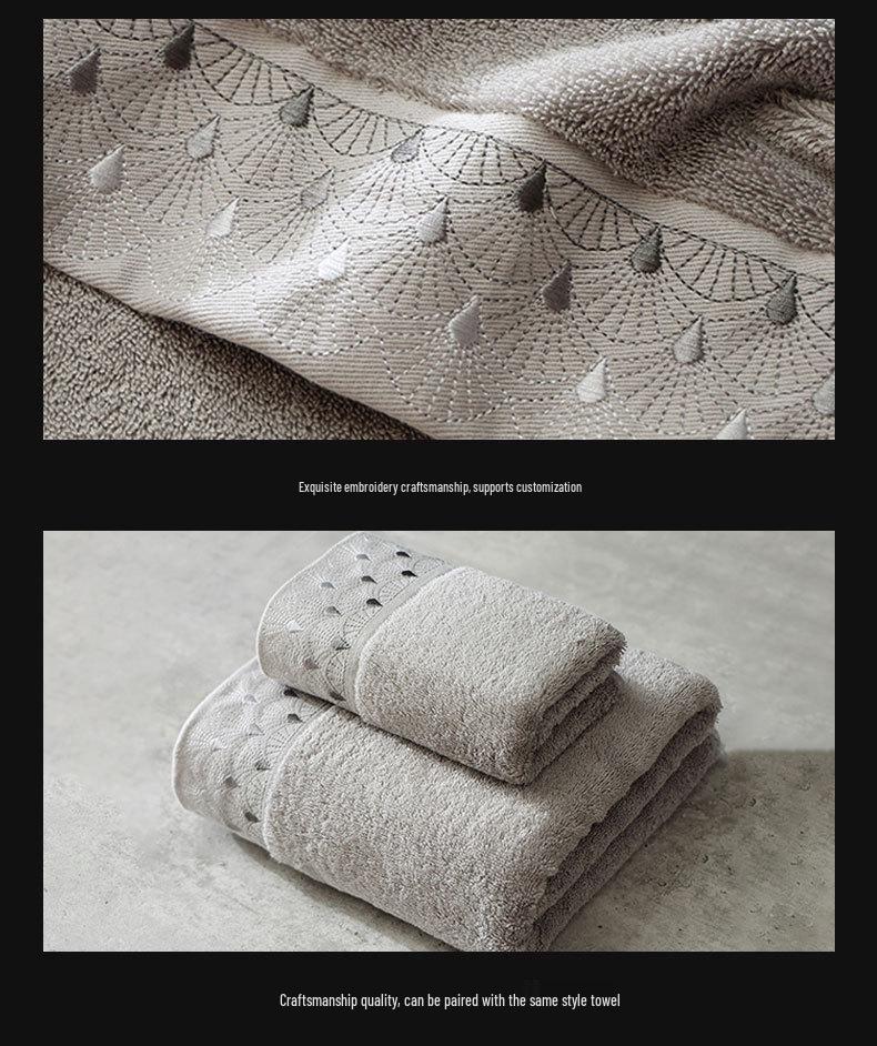 7A Antibakterielles Premium-Badetuch aus langstapeliger A-Klasse-Baumwolle