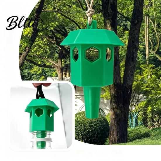 Backyard Wasp Control Outdoor Trap Hanging Yellow Jacket Fits Most Plastic Bottles Garden Insect Trap Reusable Non-Toxic Hornet Catcher for (Bottle