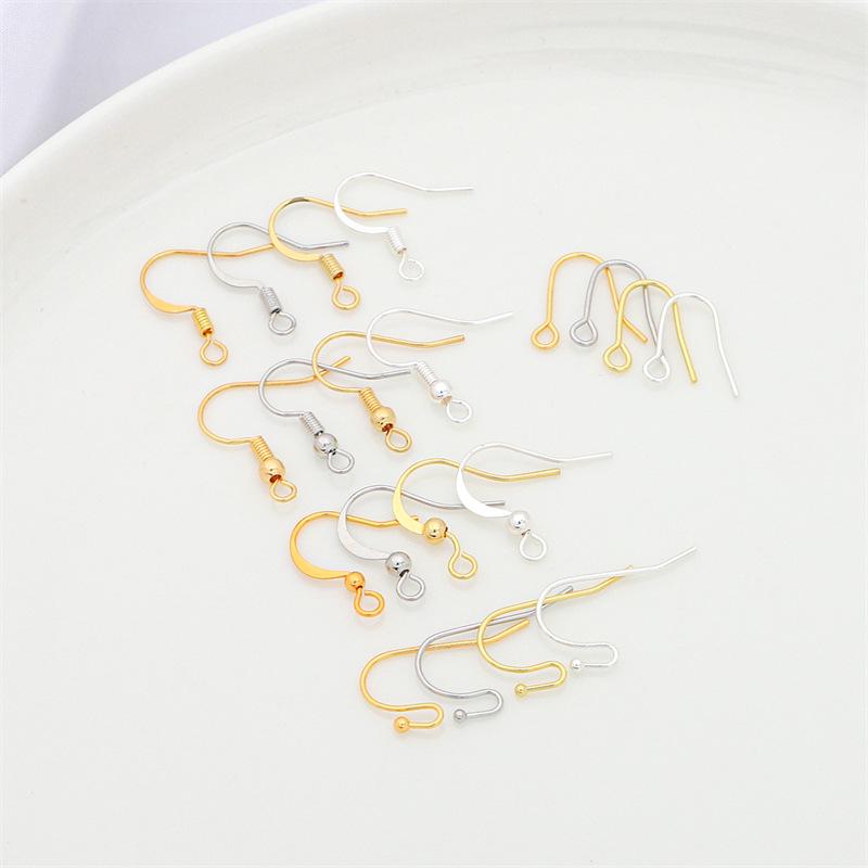 Kupferplattierte 18/14K Gold gefüllte Creolen - Handgefertigtes DIY Schmuckzubehör