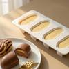 4 Cavity Creative Nut Design Mousse Cake Mold Pecan Silicone Chocolate Mould Food Grade Kitchen Bakeware Dessert Baking Tools