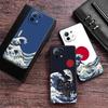 Japan Kunst Hokusai Kanagawa Große Welle Handyhülle Für Xiaomi 13T 14T 15T 12T Pro Hülle Xiaomi 11Lite 5G POCO F8 F7 M7 X7 Pro Abdeckung