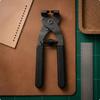 Spacing 2/4 Teeth Rhombus Leather Hand Pliers Silent Leather Hole Punch Puncher DIY Tool