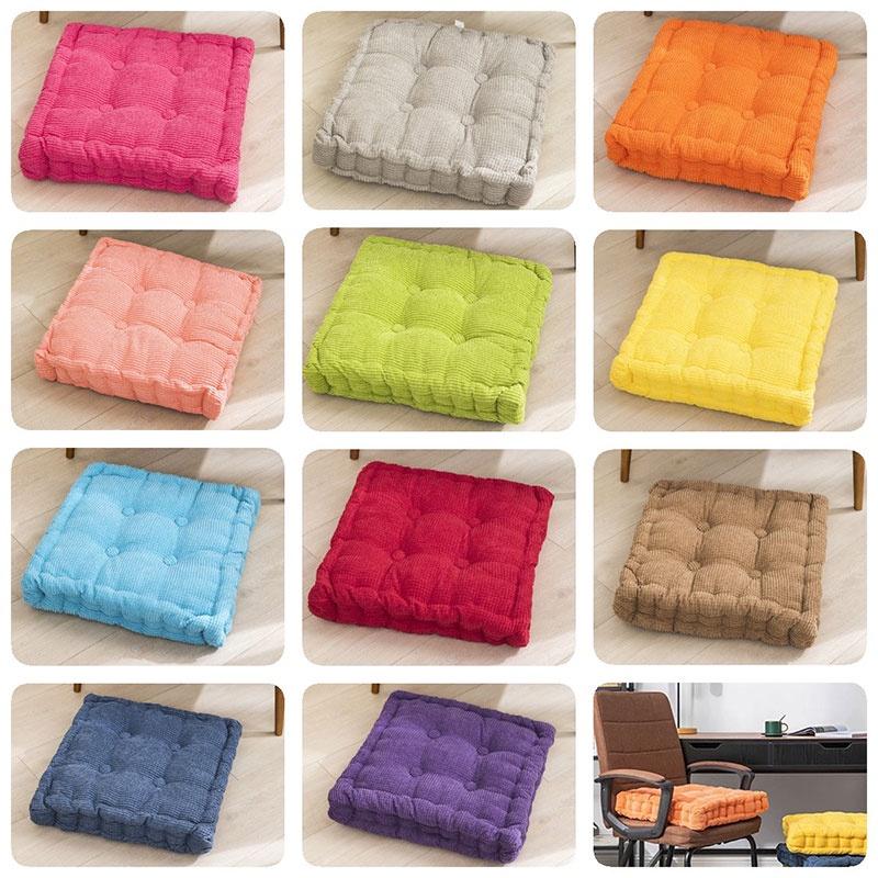 Sofa Seat Nonpilling Cushion Soft Seating Washer Square Nonfading Polyester