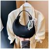 New women's bags, popular shoulder bags, summer personalized portable small round bags, high-end underarm bags, oblique span bags