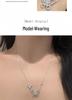 Phantom Butterfly Moissanite Necklace - Sweet Clavicle Chain for Women, s925 Silver