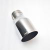 RE Exhaust Tip 304 Stainless Steel Angled Single Tube Automobile Exhaust Nozzle 2.5 Inches 4.5 Inches  Automobile Modification
