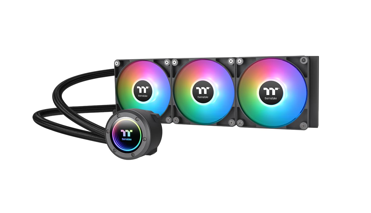 

Thermaltake TH360 V2 ARGB Sync All-in-One 360mm Water-Cooled CPU Cooler CL-W362-PL12SW-A FN2016