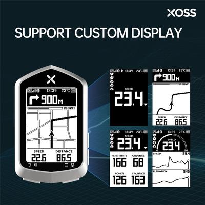 XOSS NAV Plus Cyklopočítač Bezdrátový Cyklistický GPS Tachometr Mapa Navigace Vodotěsný Bluetooth ANT+ Kadence Rychlost