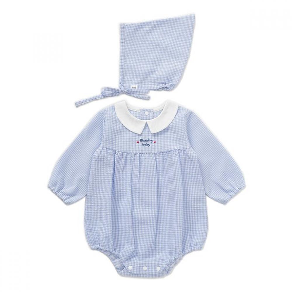 

Bluedog Baby Cutie Check Bodysuit Set 46170 040 11 Blue/18 months (85)