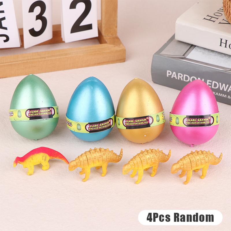 4Pcs Dinosaur Eggs In Water Big Size Water Growing Animal Eggs Dinosaur Grow Egg Novelty Educational Toys For Kids Gift