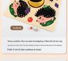Wooden Hedgehog Puzzle for Kids: Fine Motor Skills & Sensory Training Toy
