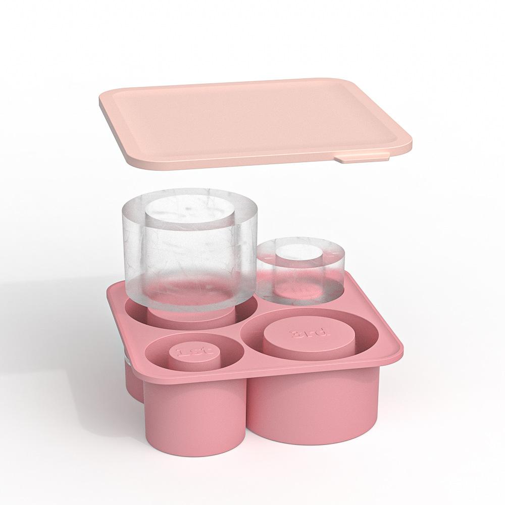 Water Bottle Ice Maker,Insulated Cup Ice Tray - Creative Silicone Ice Mold with Easy Release Design