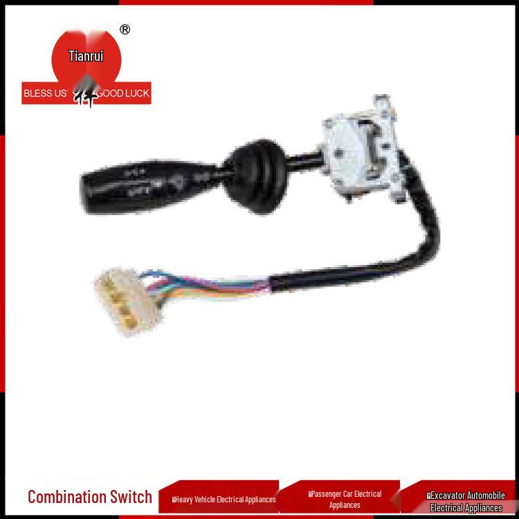 

Compatible with JK303B Combination Switch for Longjianglong Engineering Vehicle (Flat 8 Pin) Tian Ruixiang