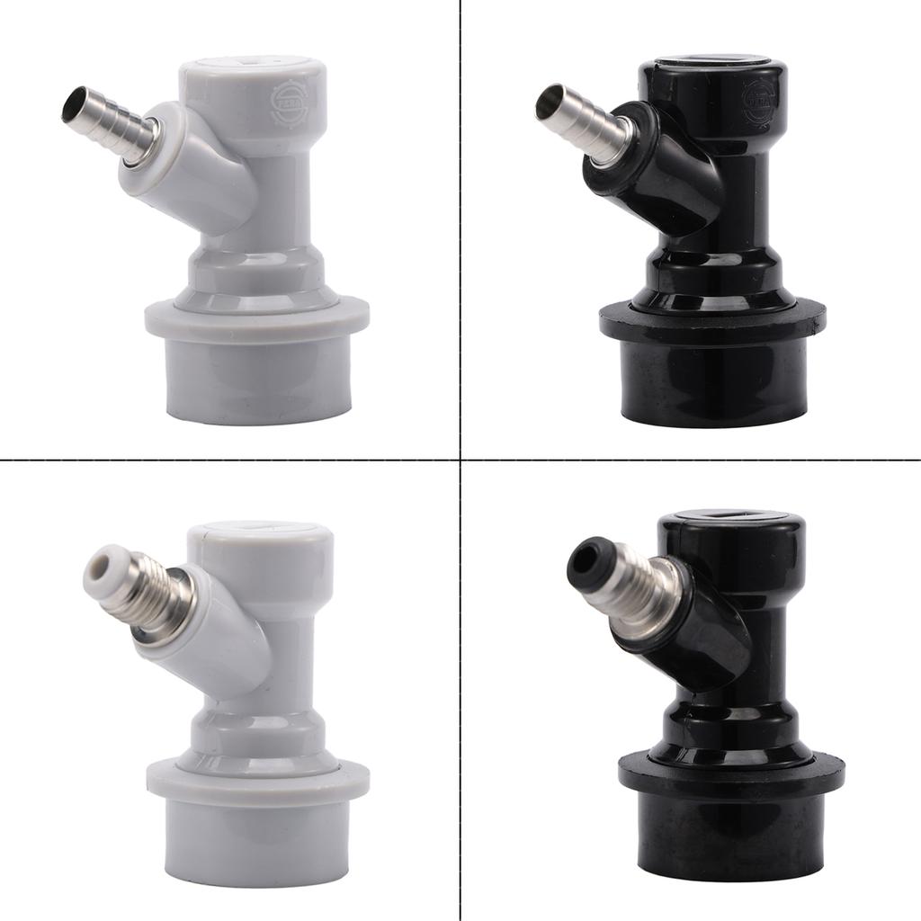 Homebrew Ball Lock Disconnect Beer Keg Connector Dispenser 1/4" Barb 1/4"MFL Beer Gas Beer Keg Parts