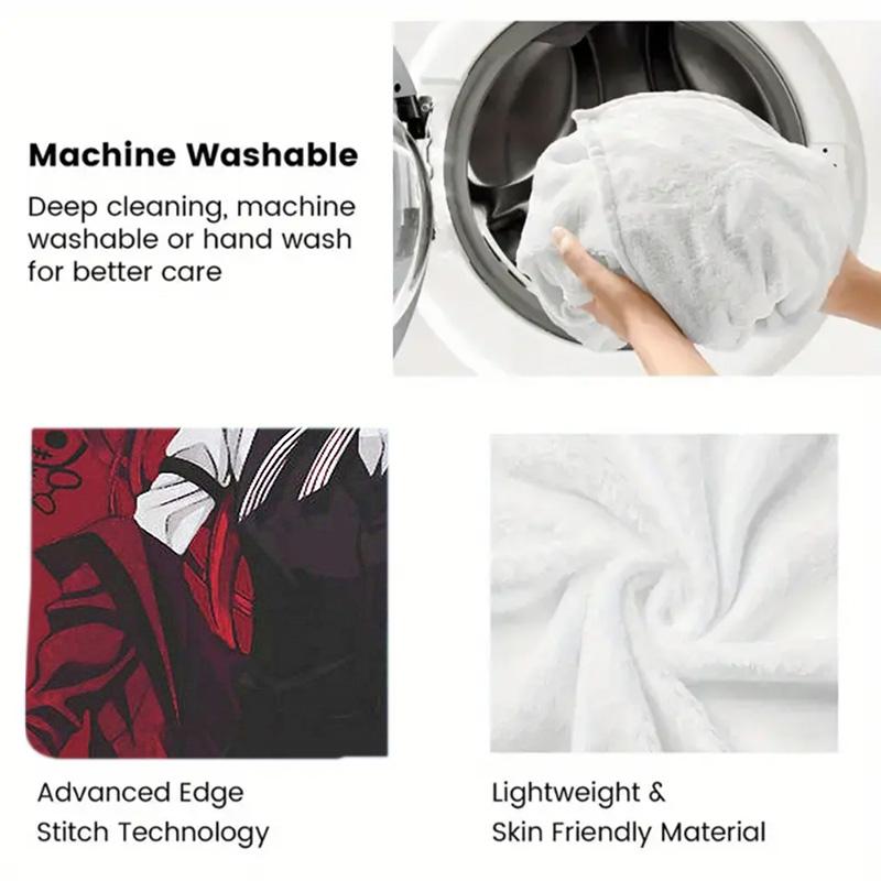 Grell Sutcliff 2D Flat Pattern Flannel Blanket High Quality All Seasons Warmth and Comfort Perfect for Christmas Gifts.MMT0918048