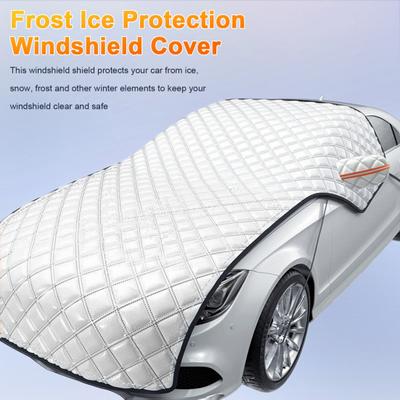 Automobile Ice Shield Snow Cover Foldable Design Wear Resistant Easy Installation Anti-Freezing Winter Car Windshield Snow Cover