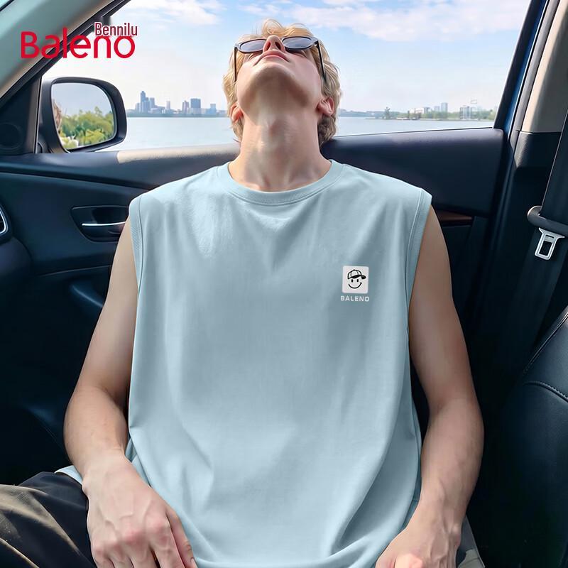 Baleno Men s Heavyweight Cotton Sleeveless T-Shirt XL