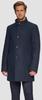 s.Oliver Coat Made of a Wool Blend with a Fixed Quilted Insert (2149194) Blue