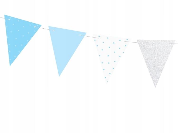 Garland for First Birthday - Flags, 130 1 Piece