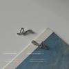 Two ear-raising little spirit snake stud earrings~ 925 silver needle mini version cute sleep without taking off earrings ins earrings