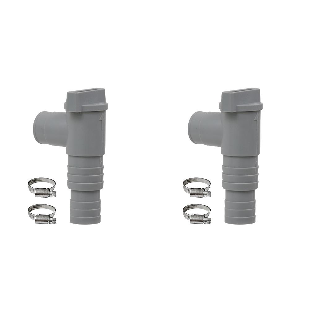 1/2Set PVC Pool Filter Pump Adapter for 32mm Pipe Hoses Connector Leak Proof Pool On/Off Plunger Valve Sealed Replacement Parts