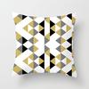 Modern Simple Geometric Abstract Peach Leather Velvet Pillow Case Home Sofa Car Pillow Cushion Cover
