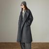 Chuyu Damen 100% Merinowolle Doubleface Langmantel