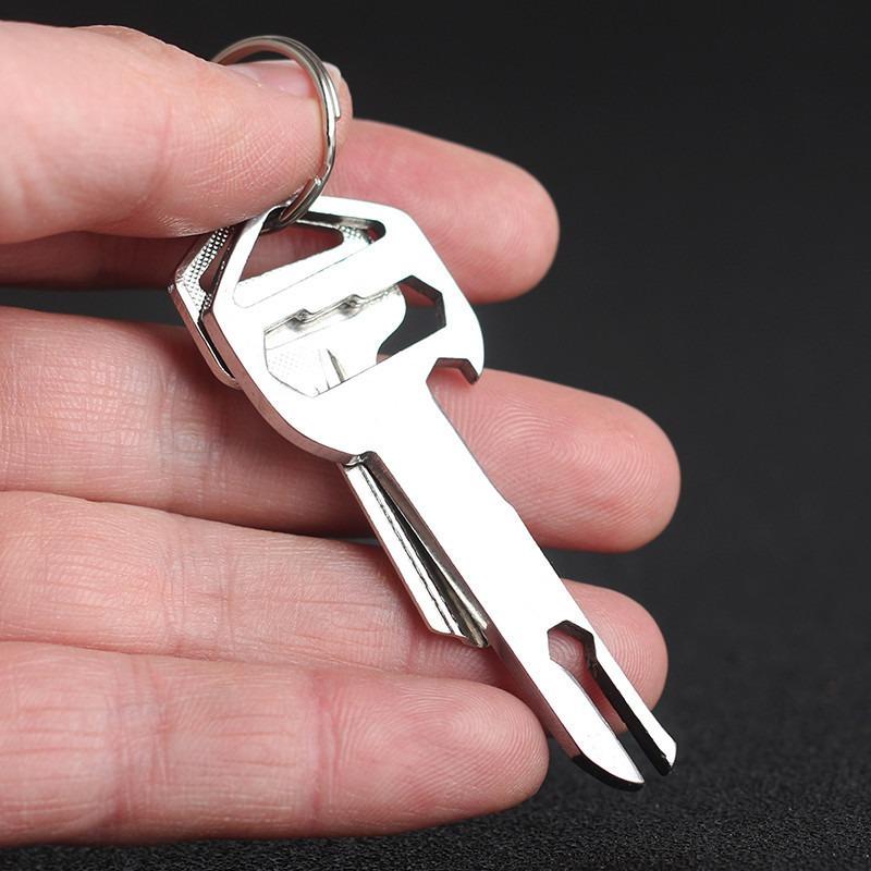 EDC Gear Stainless Steel Multi-tool Portable Keychain Wrench Bottle Opener Outdoor Camping Multi Tools