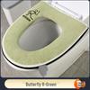 Thick Zipper Style Toilet Seat Cushion for Autumn and Winter