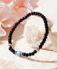 Black Blue Candy Point Bracelet (PLT-BR-054_BK)