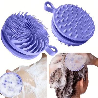Soft Silicone Body Shampoo Brush Double-sided Bath Brush Soft Bristle Shower Brush  Skin Care