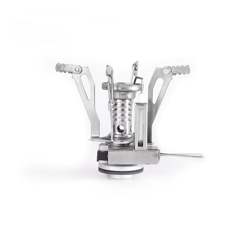 BRS-5 Camping Gas Stove Folding Outdoor Picnic Burner Ultralight Mountaineering Travel Picnic Stove with Electronic Ignition