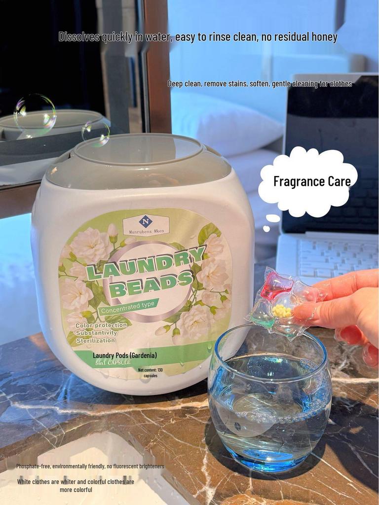 Gardenia 5D Pět v jednom prací kapsle - Dlouhotrvající čistá vůně