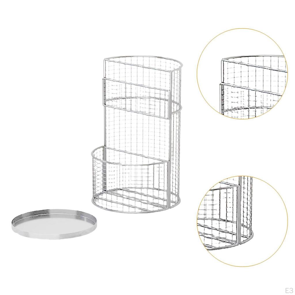 Entryway Umbrella Holder with Removable Tray for Canes And Walking Sticks Storage