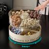 Food Grade Candy Nuts Serving Tray Round Candy Storage Box Divided Serving Tray  Kitchen