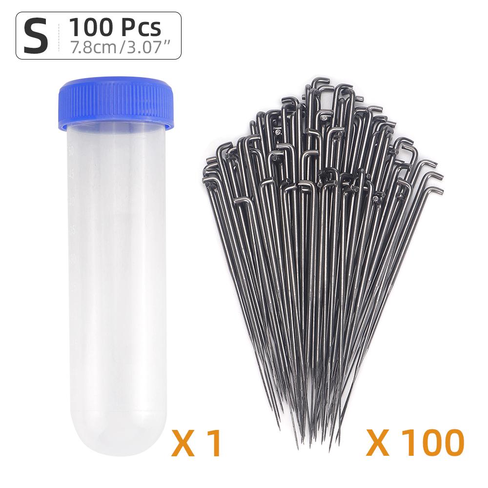 

100Pcs Needle Felting Tools, Handcraft Embroidery Wool Poked Kits Set Stitch Punch Tool for Hand DIY Sewing Supplies (S/M/L) ONE SIZE