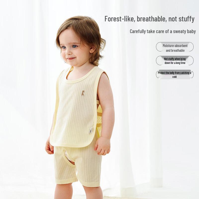 TONGTAI Baby Pure Cotton Vest & Shorts Set