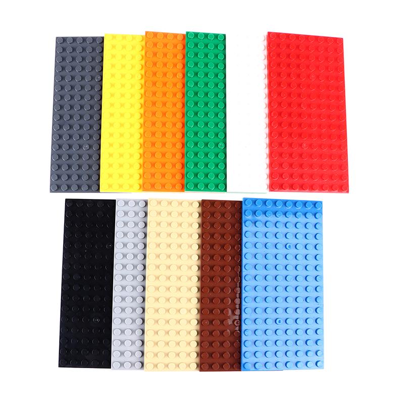 Buy 5Pcs Diy Building Blocks 8X16 Dots Thin Figures Bricks Educational ...