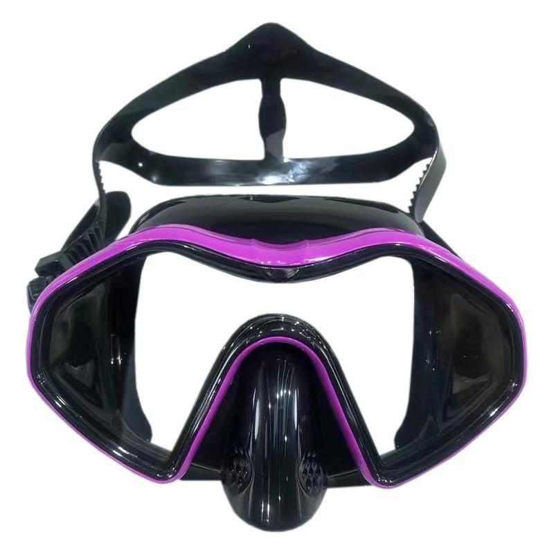 New diving goggles set, frog mirror silicone diving mask