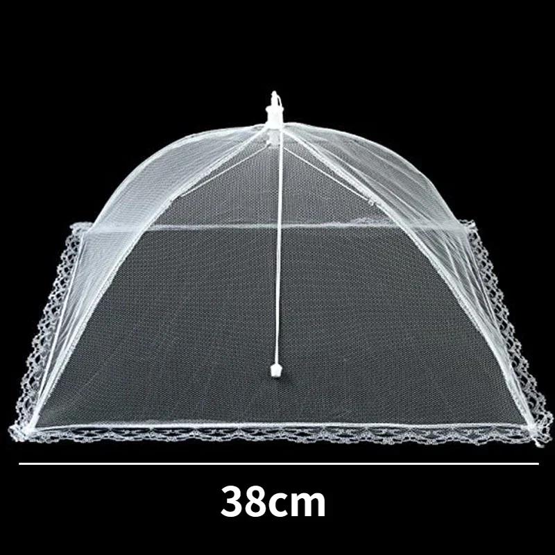 Foldable Food Mesh Cover Fly Anti Mosquito Pop-Up Food Cover Umbrella Meal Vegetable Fruit Breathable Cover Kitchen Accessories.