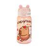 500ml Capybara Water Bottles Cartoon Capybara Drinking Bottle Drinkware Sport Water Bottle  Summer
