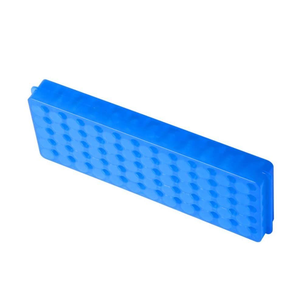 0.5ml1.5ml2ml Microcentrifuge Tube Rack Blue Centrifugal Pipe Rack Reusable Tube Rack Tubes