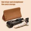 Mini Hair Dryer Storage Bag Waterproof Faux Leather Magnetic Portable Multi-functional Curling Iron Hair Straightener Travel Case Pouch