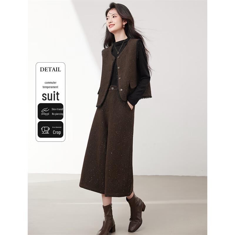 

Women s Wool Blend Vest Suit XL