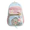 Schoolbag new trendy Japanese ins sweet candy-colored pain bag, light and large-capacity backpack for junior high school students