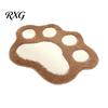 Unique Shaped Bath Mat Cat Paw Mat, Non-Slip Soft Fluffy Rug, Absorbent Cashmere-like Washable Cute Area Rug for Entrance Bathroom Bedroom Non-slip