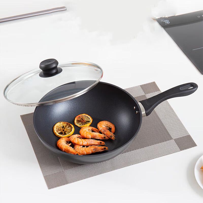 Zwilling Motion L 30cm Flat-Bottom Non-Stick Wok